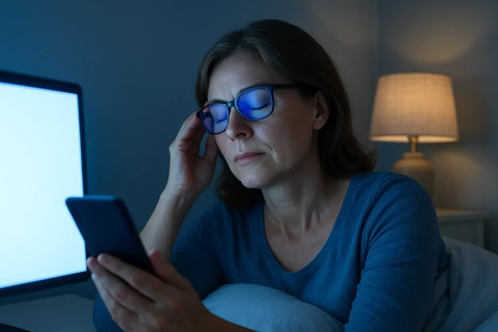 Lumière bleue effets sur les yeux et le sommeil - visuprotect.com