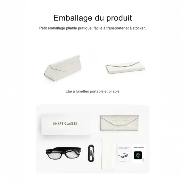 lunettes intelligentes TARENTE contenu - visuprotect.com