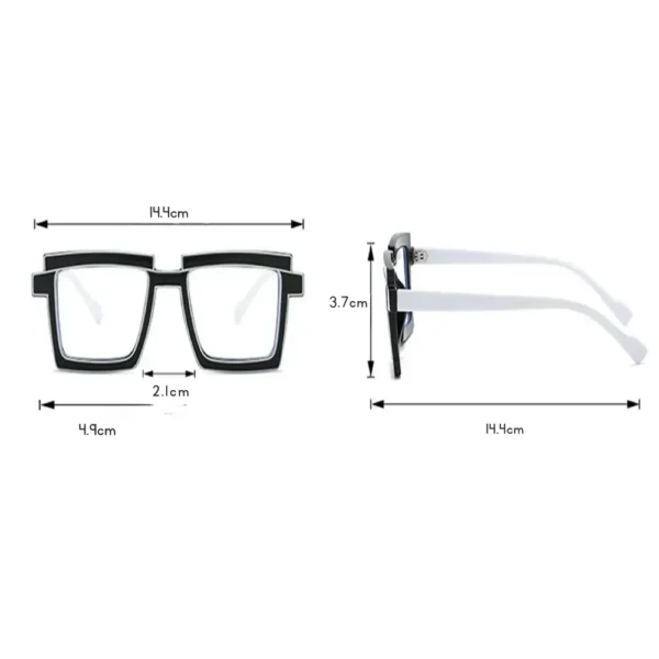 Lunettes Anti lumière bleue BARI dimensions