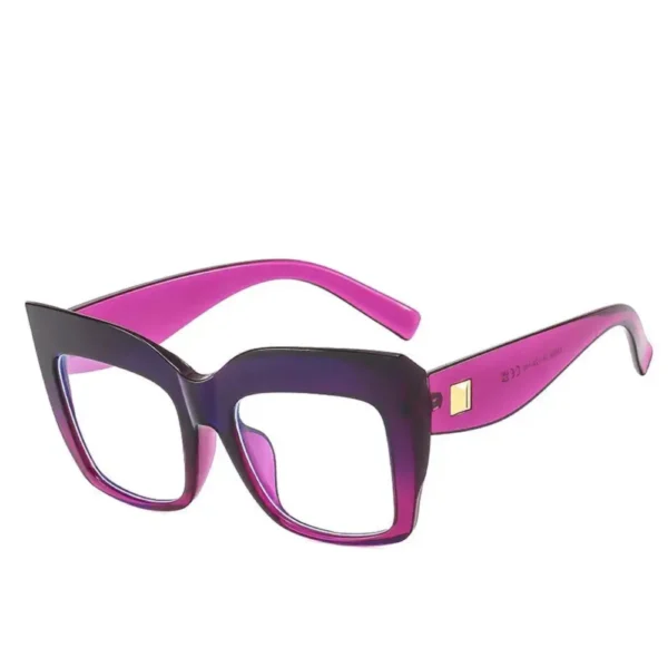 Lunettes GINA mauve rouge