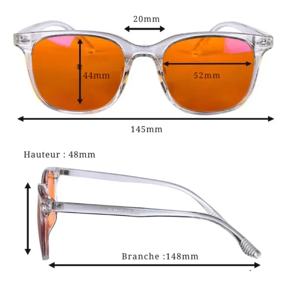 Lunettes MAZARA dimensions