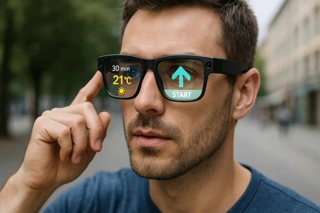 Lunettes connectées au quotidien