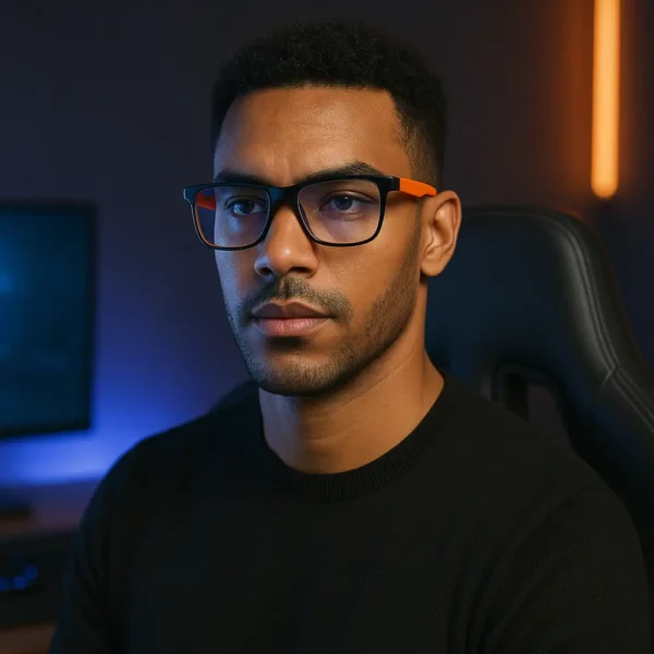 Lunettes gaming AVERSA modèle masculin