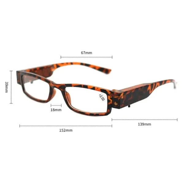 Lunettes loupe MODICA dimensions