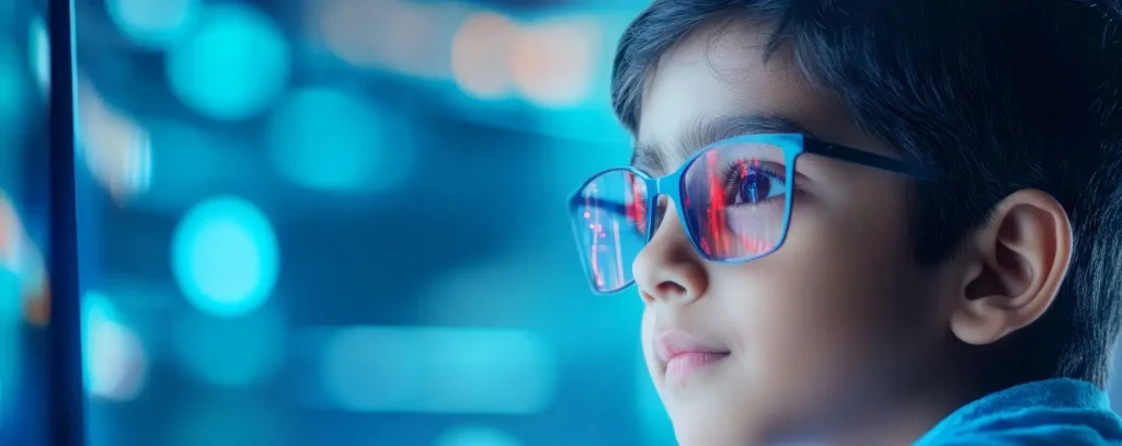 Lunettes lumière bleue enfant