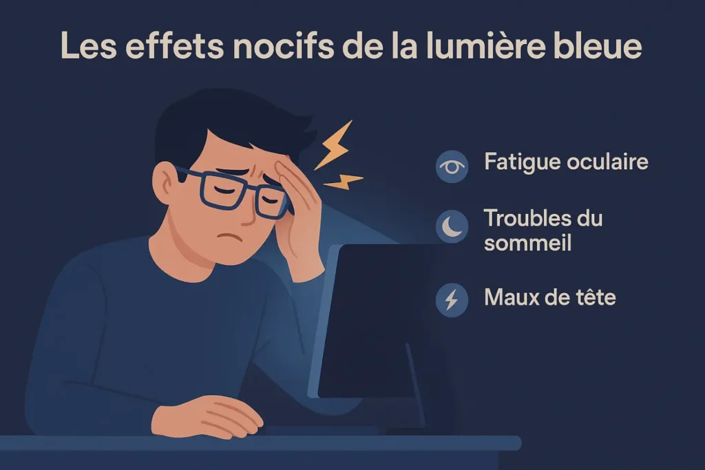 impact de la lumière bleue
