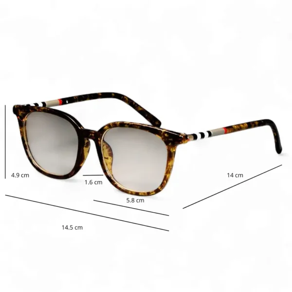 Lunettes VITTORIA léopard dimensions