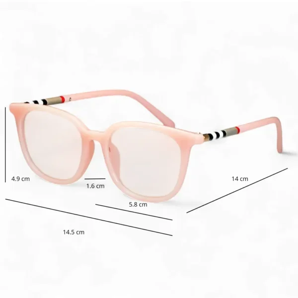 Lunettes VITTORIA rose dimensions