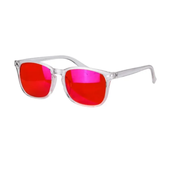 Lunettes gaming PAVI rouge transparent