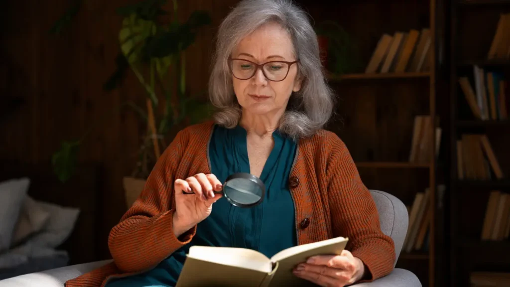 Lunettes loupe femme après 40 ans - visuprotect.com