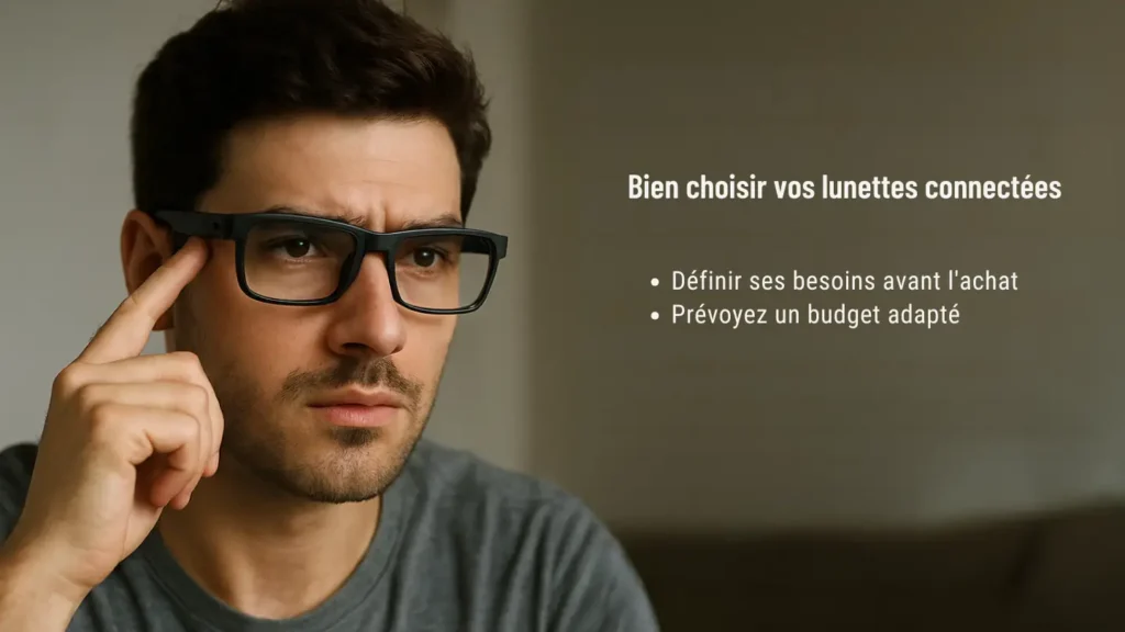 Choix des lunettes connectées