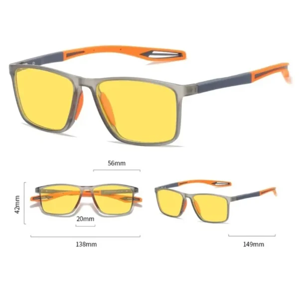 Dimensions Lunettes anti lumière bleu PISA