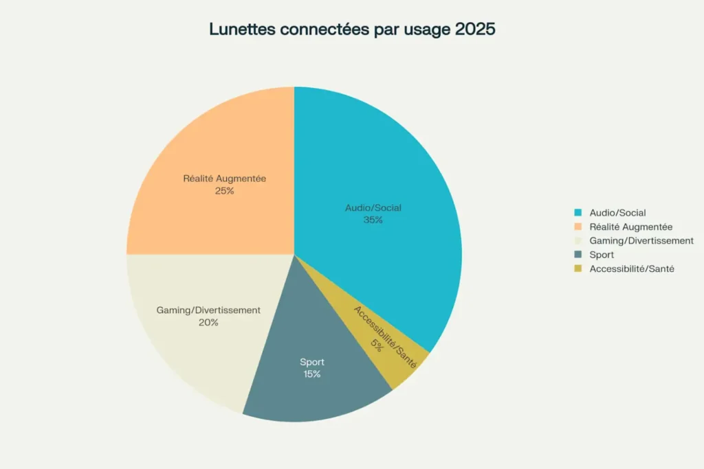 Lunettes connectées par usage 2025