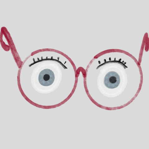 Lunettes rondes GIF