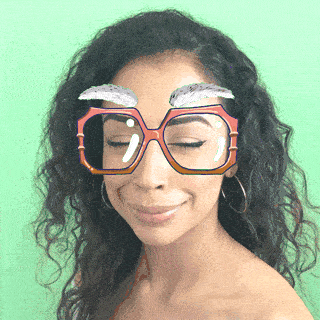 animation lunettes connectées GIF
