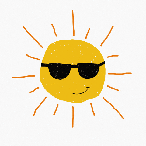 Lumière bleue du soleil GIF
