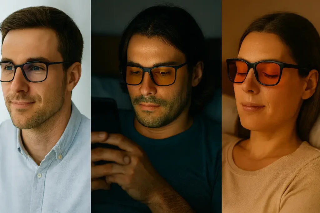 trois filtrations lunettes anti lumière bleue