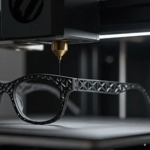 Impression fabrication de monture de lunettes pour innovation optique