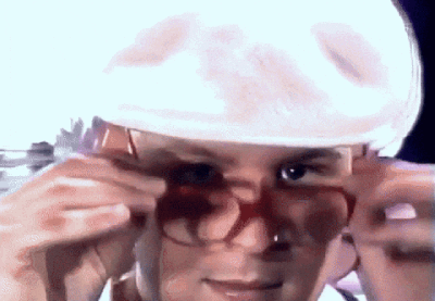 Lunettes joyeuses GIF