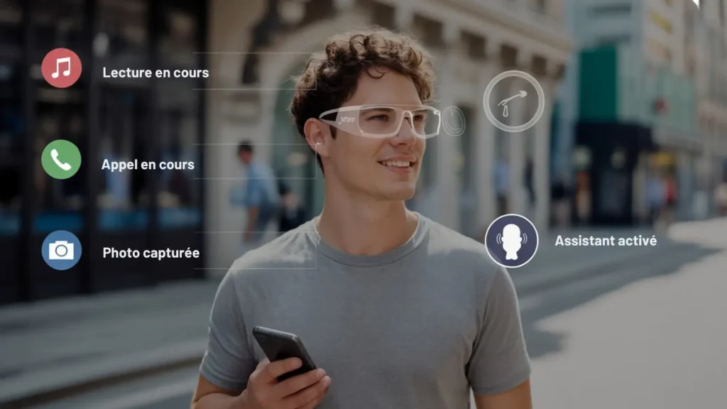 Technologie embarquée des lunettes intelligentes