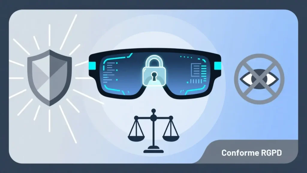 Aspects légaux et confidentialité des lunettes connectées smartglasses en France - RGPD, droit à l'image
