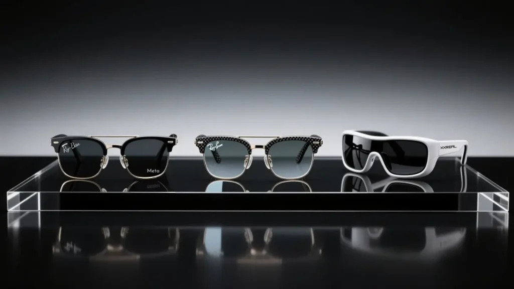 Comparatif des meilleures marques de smartglasses disponibles en France - Ray-Ban Meta, Oakley, XREAL
