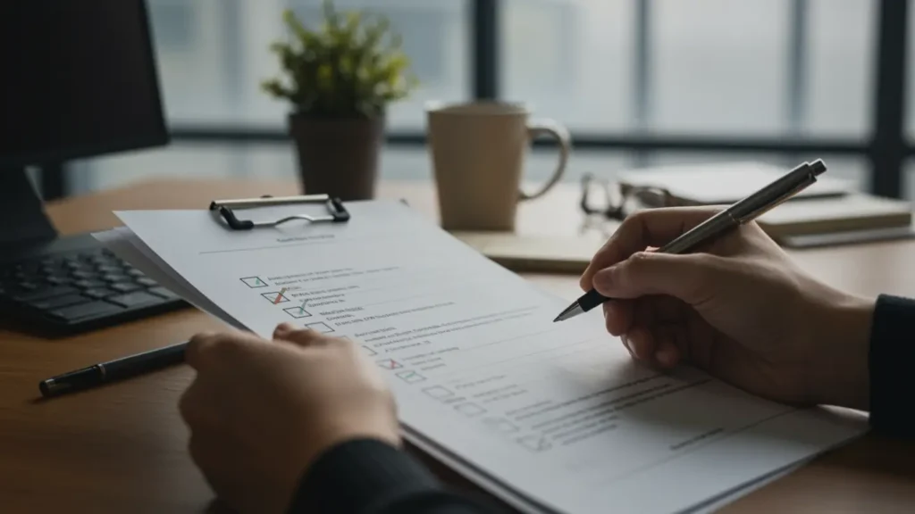 Checklist ergonomie poste télétravail - 10 points contrôle optimisation protection oculaire bureau maison